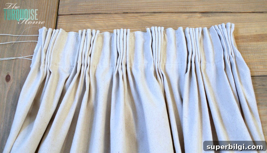 DIY Pleated Curtains: Turn Messy Drapes into Tailored Panels 10 DIY Easy Pleated Curtains
