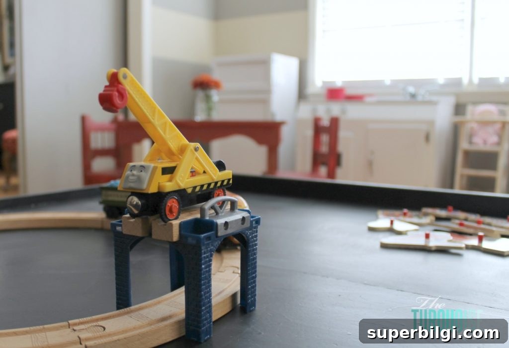 Transform a Formal Dining Room into a Functional Playroom 14 Formal Dining Room to Functional Play Room | TheTurquoiseHome.com