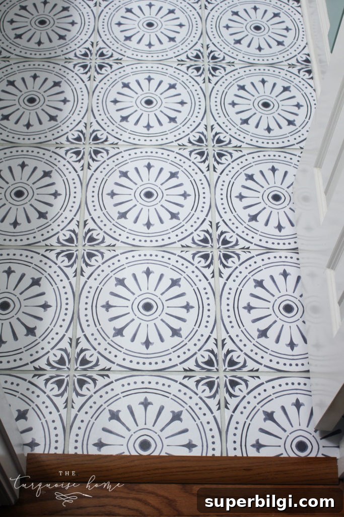 DIY Peel and Stick Vinyl Tile Flooring - Perfect for a cheap DIY flooring option