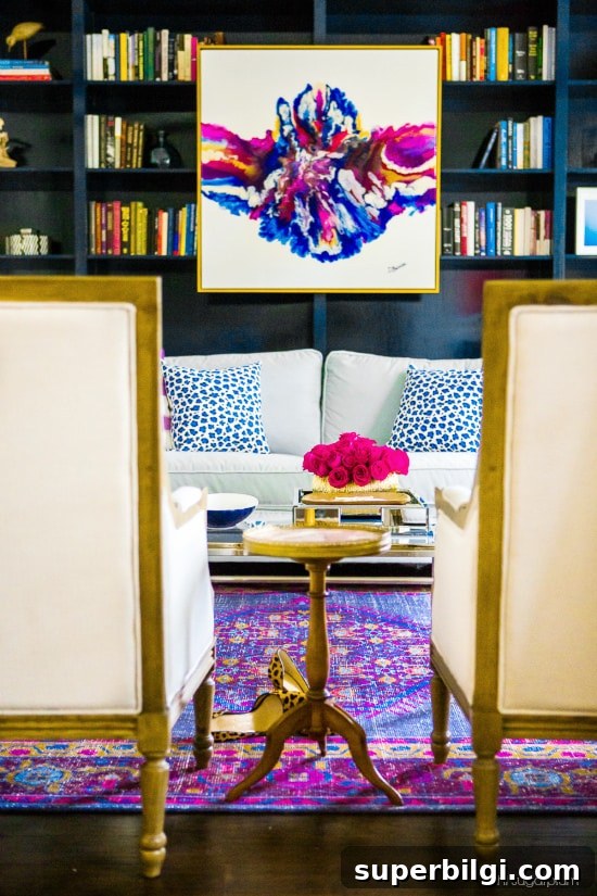 Bookshelf Styling Ideas to Transform Your Bookcase 11 Art layered on a bookshelf - How to Decorate a Bookshelf
