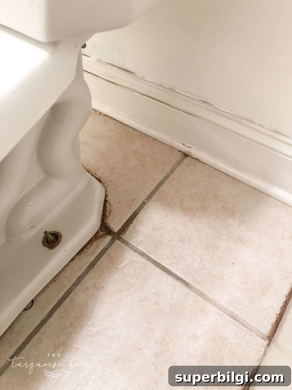 How to Refresh Grout with Grout Paint 4 How to use grout paint - before pictures of gross, stained grout