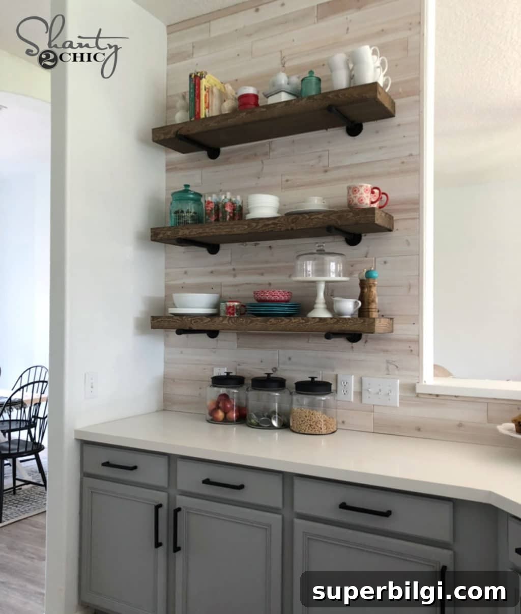 Affordable DIY Shelving Ideas for Small Spaces and Storage 5 Industrial Style Pipe Open Shelving