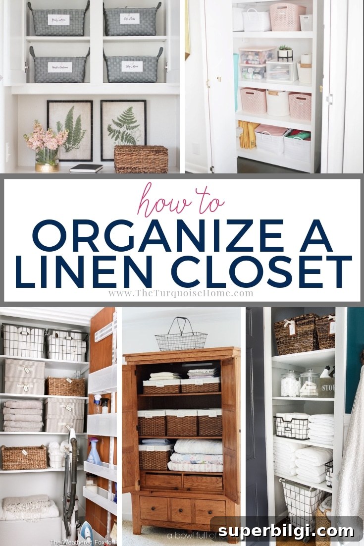 Linen Closet Organization: Smart Storage Tips and Ideas 2 How to Organize a Linen Closet from the top organizational bloggers on the web!