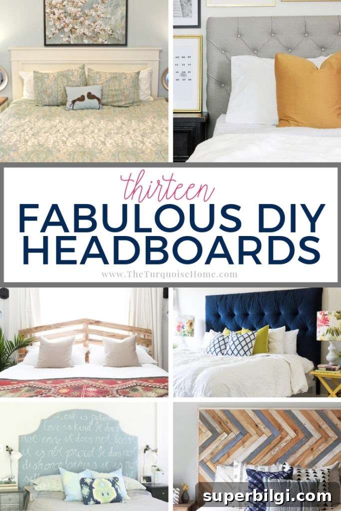 How to Make a Headboard: 13 DIY Ideas to Build Your Own 2 13 Fabulous DIY Headboard Ideas {How to Make a Headboard}