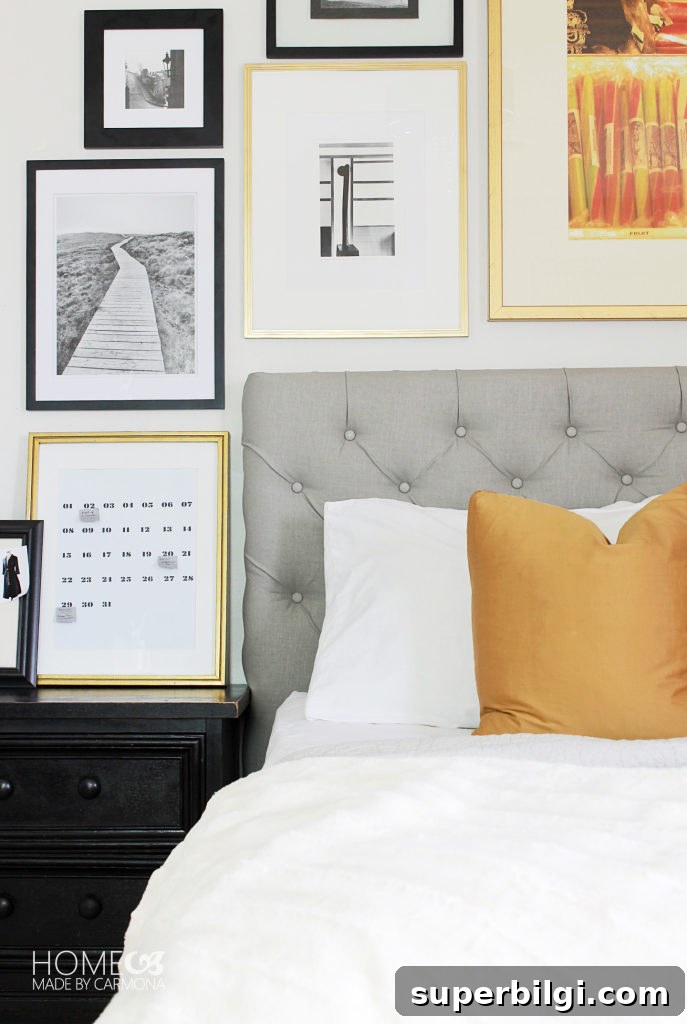 How to Make a Headboard: 13 DIY Ideas to Build Your Own 10 How to make a headboard: 13 Beautiful DIY Headboard Ideas - DIY Traditional Tufted Headboard