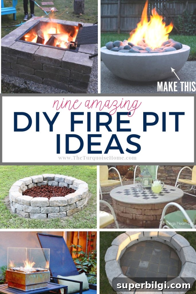 DIY Backyard Fire Pit Ideas and Where to Buy 2 9 Amazing DIY Firepit Ideas