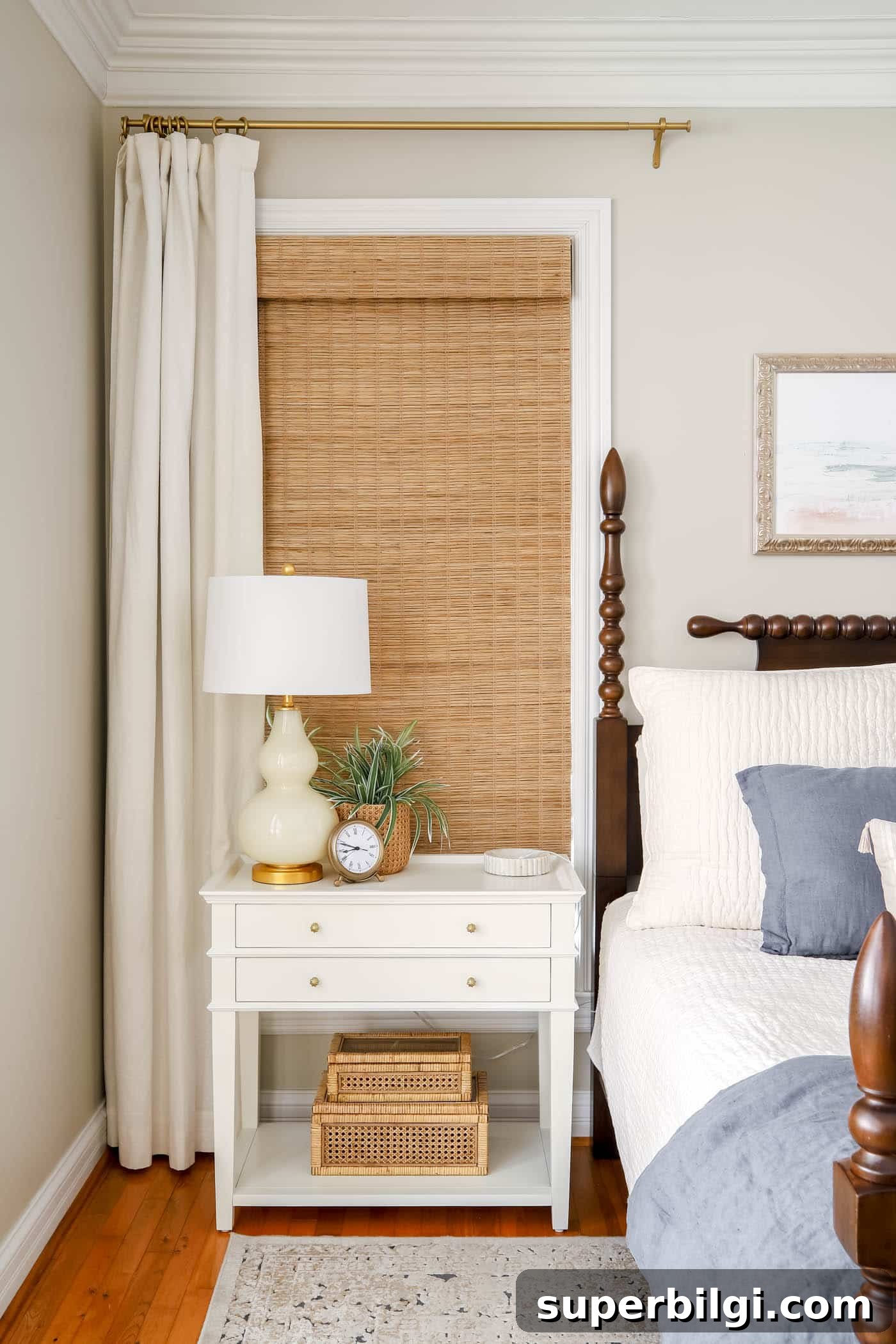 How to Prepare Your Home for Summer: Checklist 5 Bedside cord organization