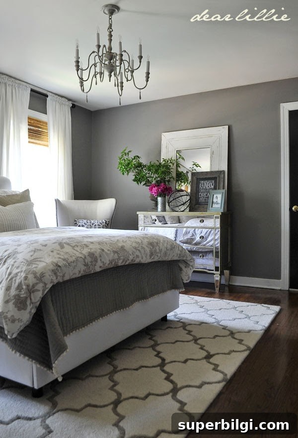 10 Gray Paint Colors That Transform Your Home 10 Graystone in the bedroom