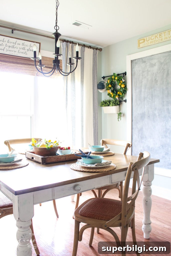 Peach-Inspired Summer Kitchen Decor 10 Simple Summer Home Tour