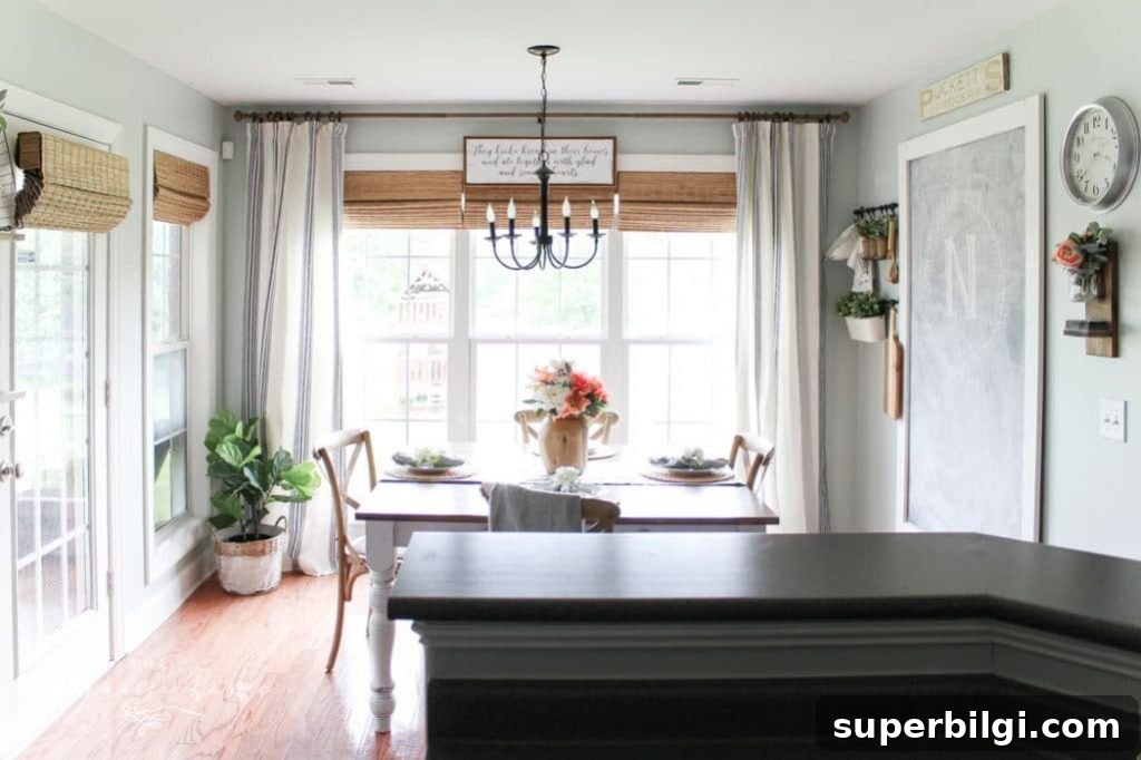 Sherwin-Williams Sea Salt SW 6204 Paint Color Guide 3 Sea Salt in the Kitchen