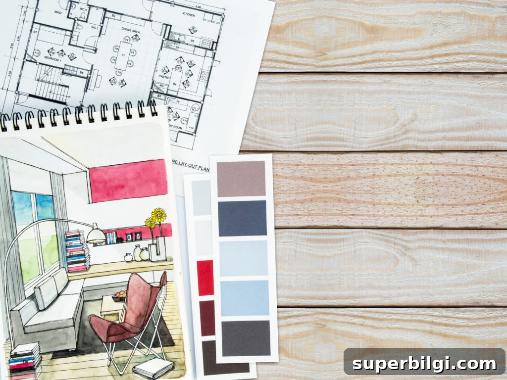 New Furniture Buying Guide: How to Choose and Buy 4 Space planning and home decor concepts