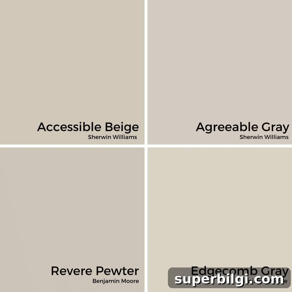 Benjamin Moore Revere Pewter Paint Color Guide 5 Revere Pewter vs. Agreeable Gray