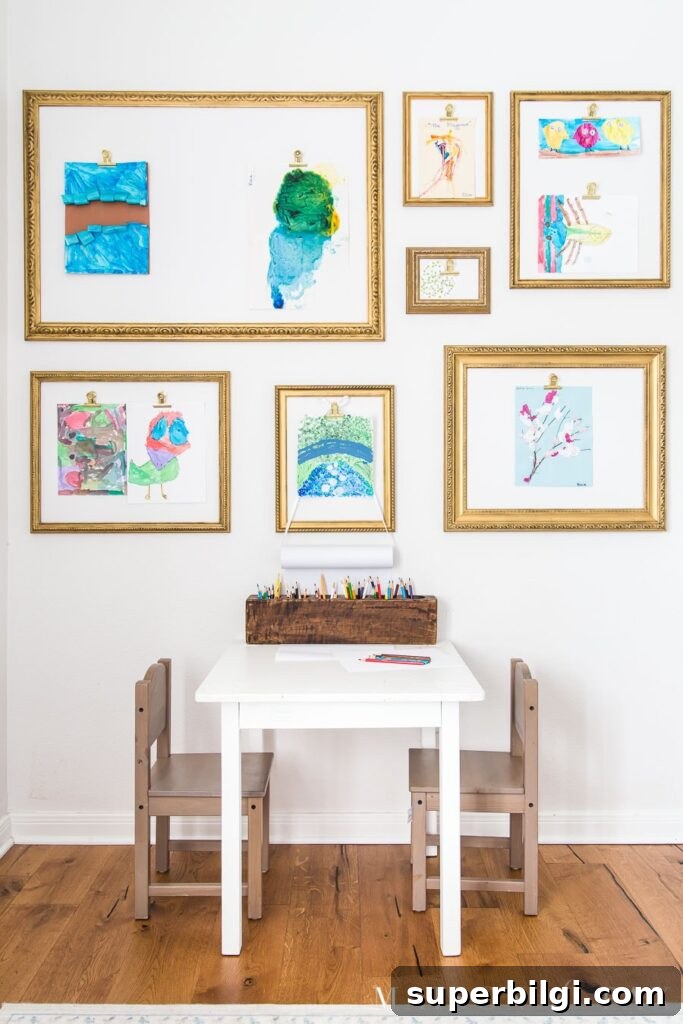 Kids Art Display