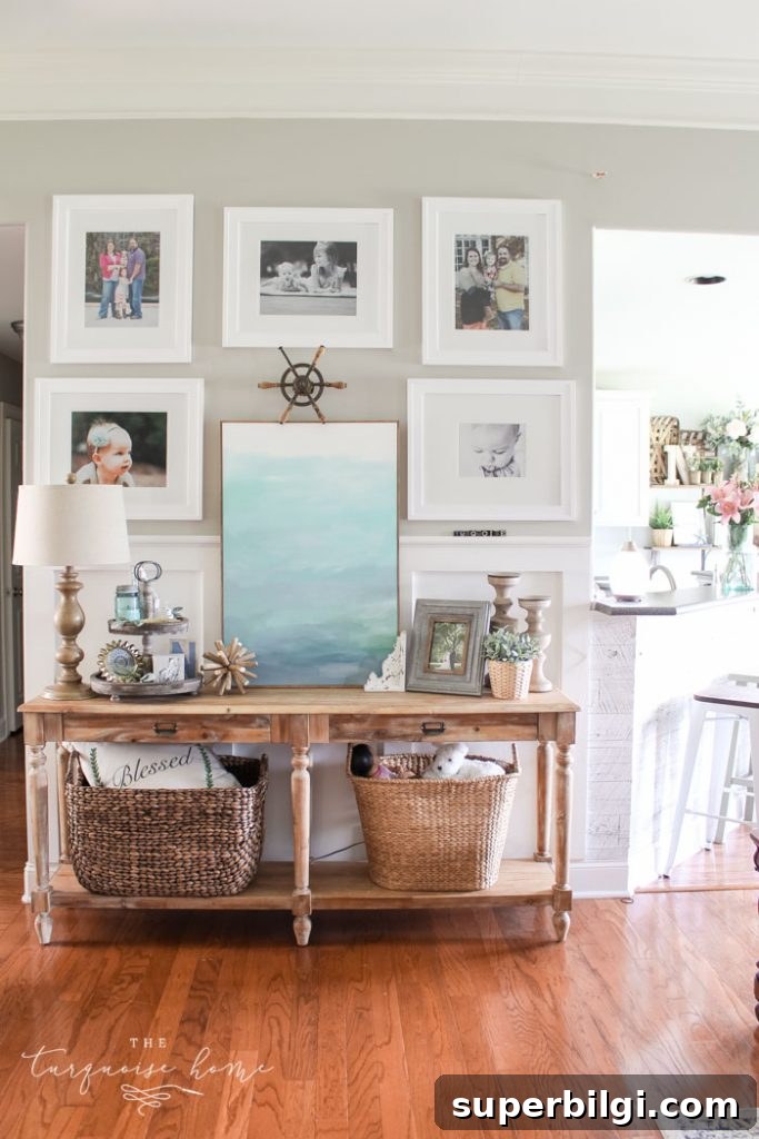 Living Room Decor Ideas to Transform Your Space 3 Summer Gallery Wall and Everett Console Table
