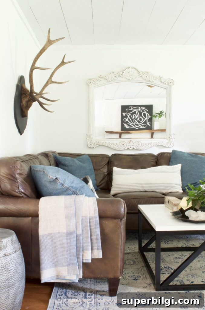 Living Room Decor Ideas to Transform Your Space 7 How to Decorate a Living Room - mirror behind the sofa