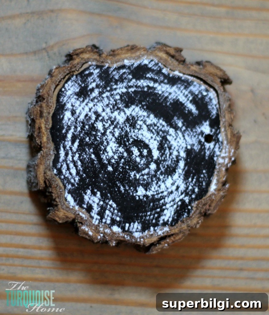 Seasoning chalkboard paint