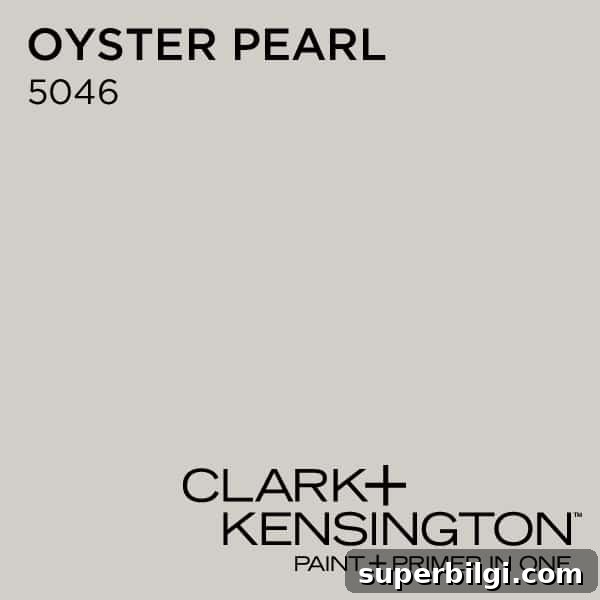 Oyster Pearl Paint Color by Clark and Kensington 4 Clark+Kensington Oyster Pearl