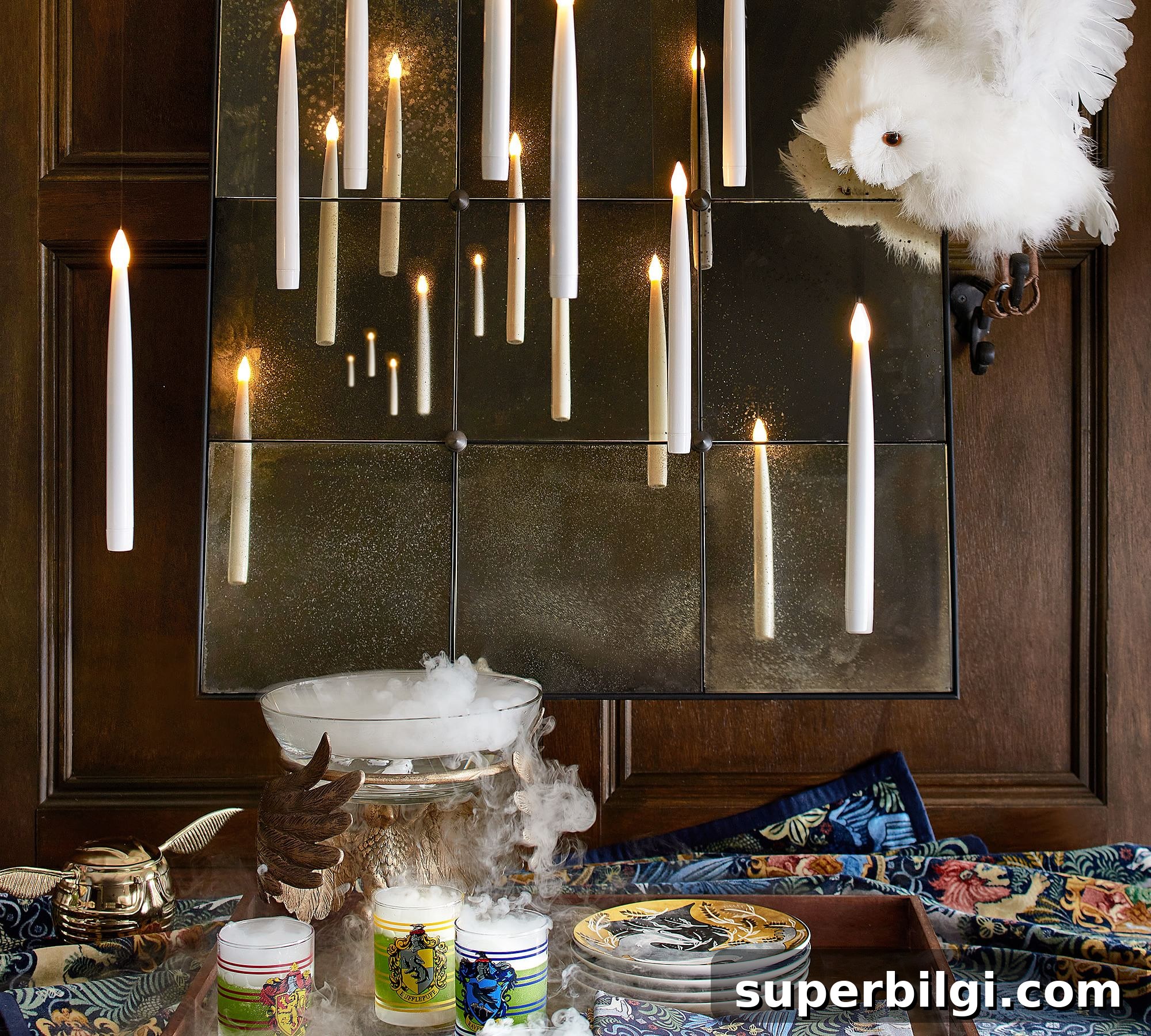 DIY Halloween Decorations: Creative Ideas for Your Home 7 Harry Potter Floating Candle String Lights