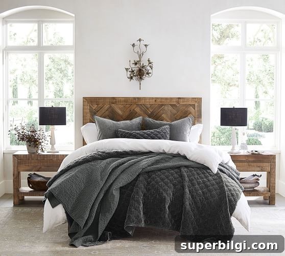 Farmhouse Bedding Ideas to Refresh Your Bedroom 13 Velvet Farmhouse Bedding | farmhouse bedding