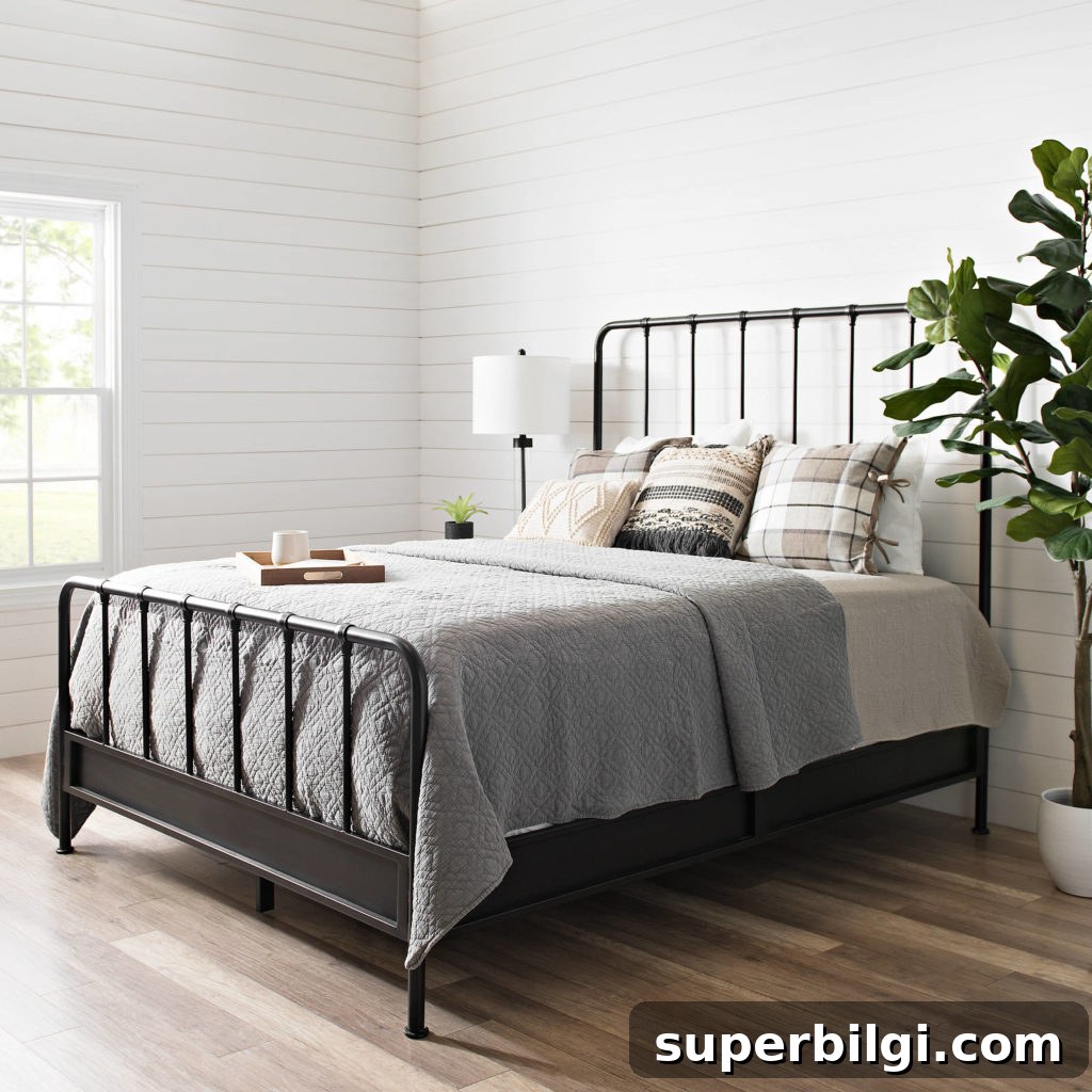 Farmhouse Bedding Ideas to Refresh Your Bedroom 6 Simple Gray Stonewash Quilt | farmhouse bedding