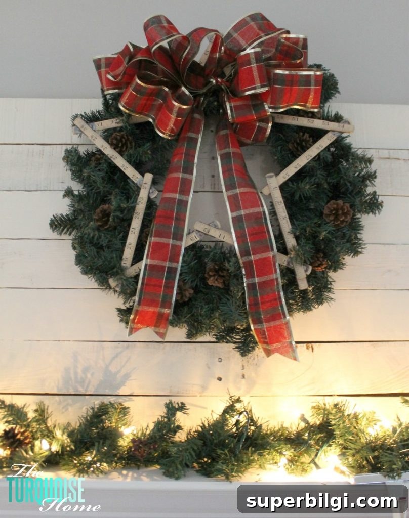 Traditional Red and Green Christmas Mantel Decor Ideas 17 Traditional Red and Green Christmas Mantel. Find out all the details at TheTurquoiseHome.com
