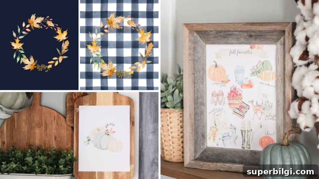25+ Free Fall Printables for Cozy Autumn Home Decor 3 fall favorite free printables