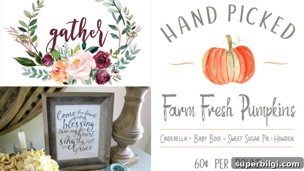 25+ Free Fall Printables for Cozy Autumn Home Decor 6 Fall Free Printables