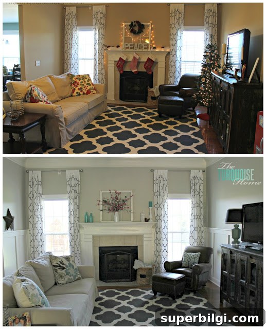 Living Room Makeover Final Reveal: Stunning Before and After 6 Living room before and after