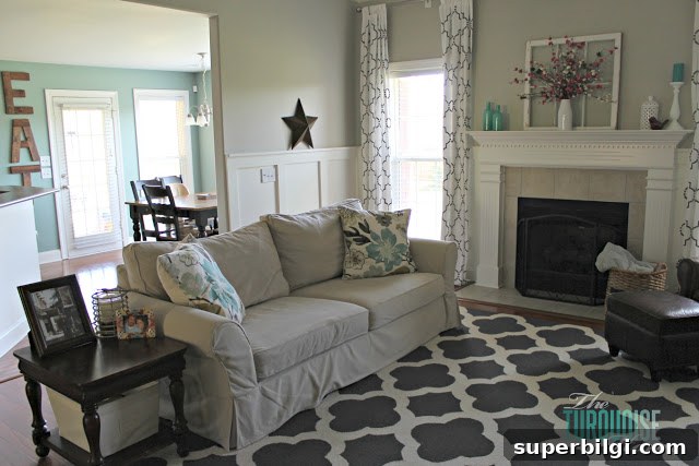 Living Room Makeover Final Reveal: Stunning Before and After 8 Living room with board and batten and gallery wall