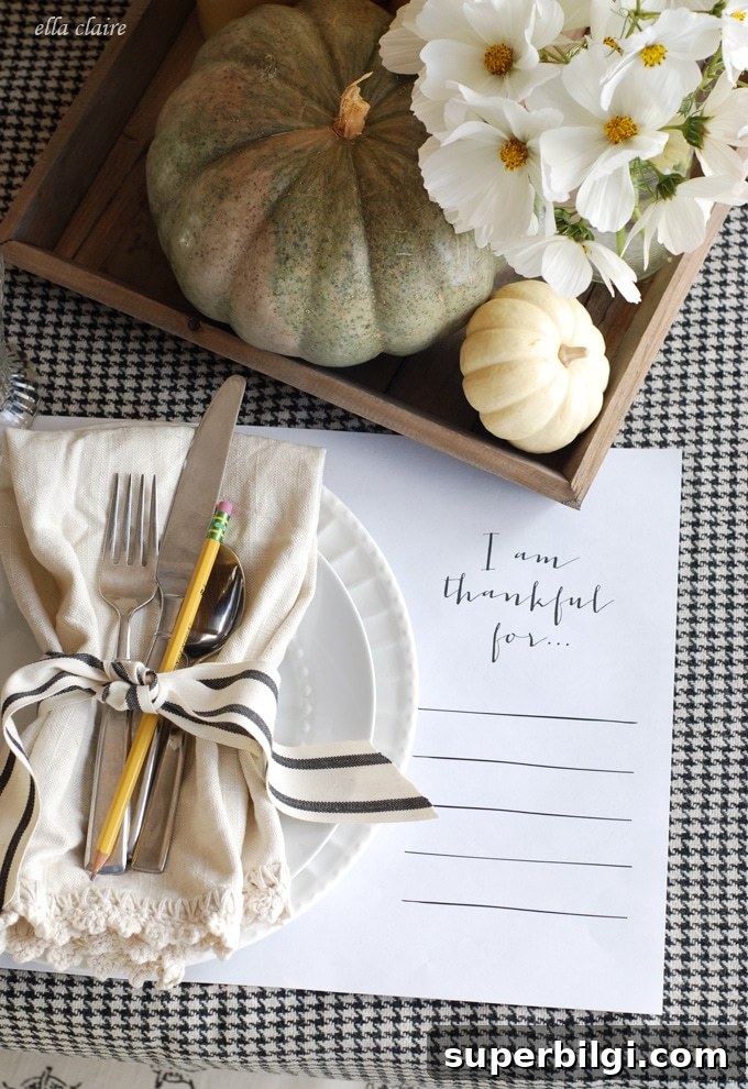 Thanksgiving Table Decorating Ideas for a Memorable Dinner 20 free printable thanksgiving placemats