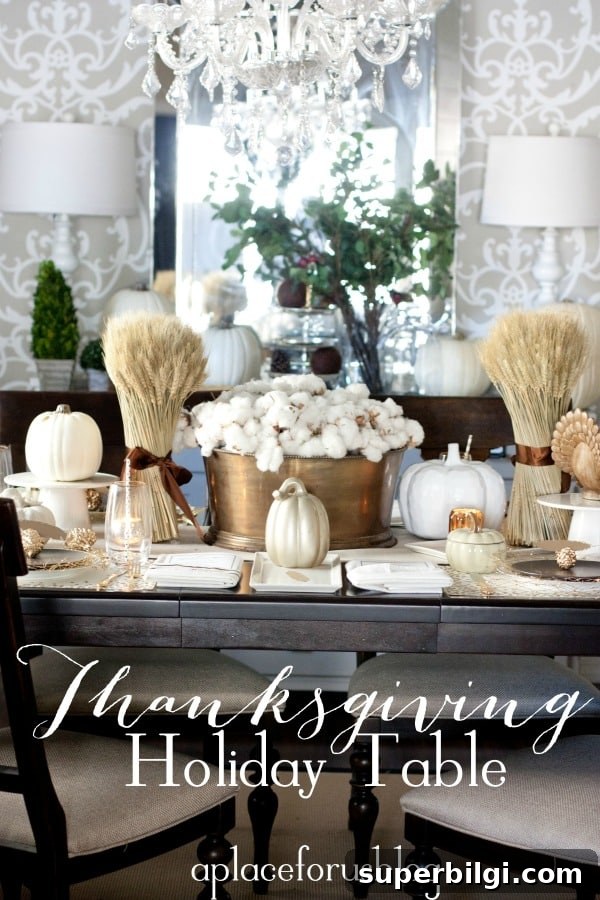 Thanksgiving Table Decorating Ideas for a Memorable Dinner 6 black and gold tablescape