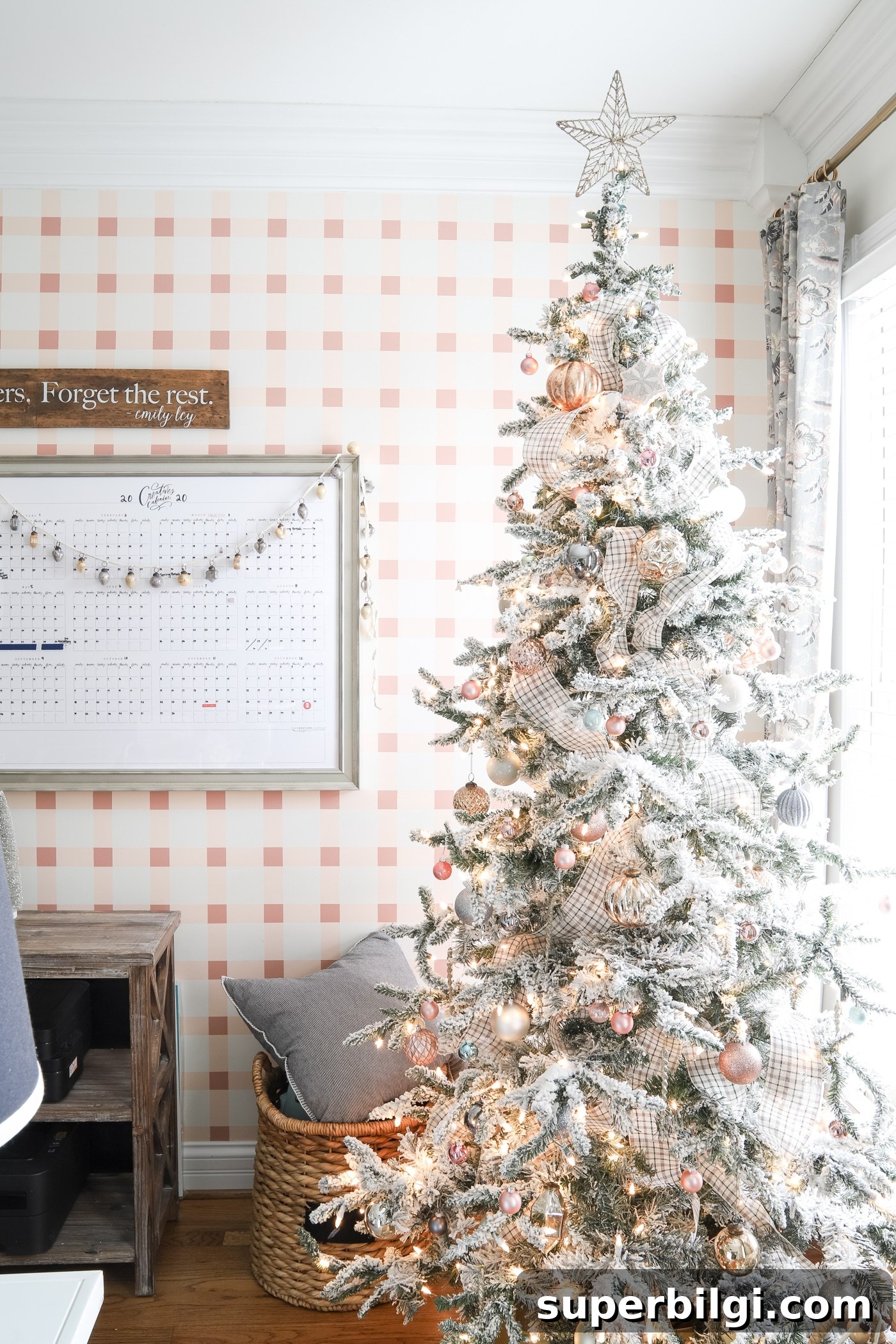 Christmas Color Palette Ideas That Avoid Red 5 Blush Pink Christmas Decor