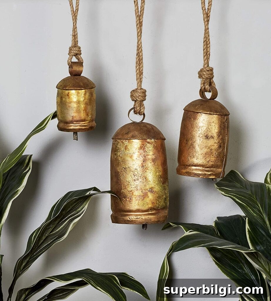 DIY Winter Bell Wreath: Step-by-Step Tutorial 4 metal bells