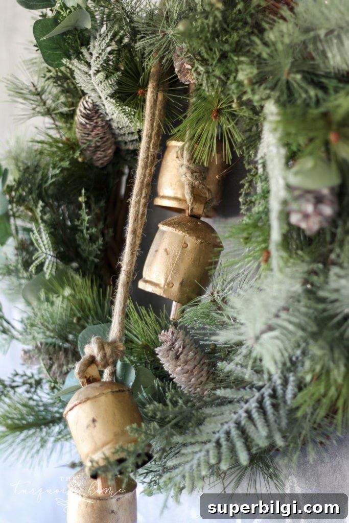 DIY Winter Bell Wreath: Step-by-Step Tutorial 6 DIY Winter Wreath with bells
