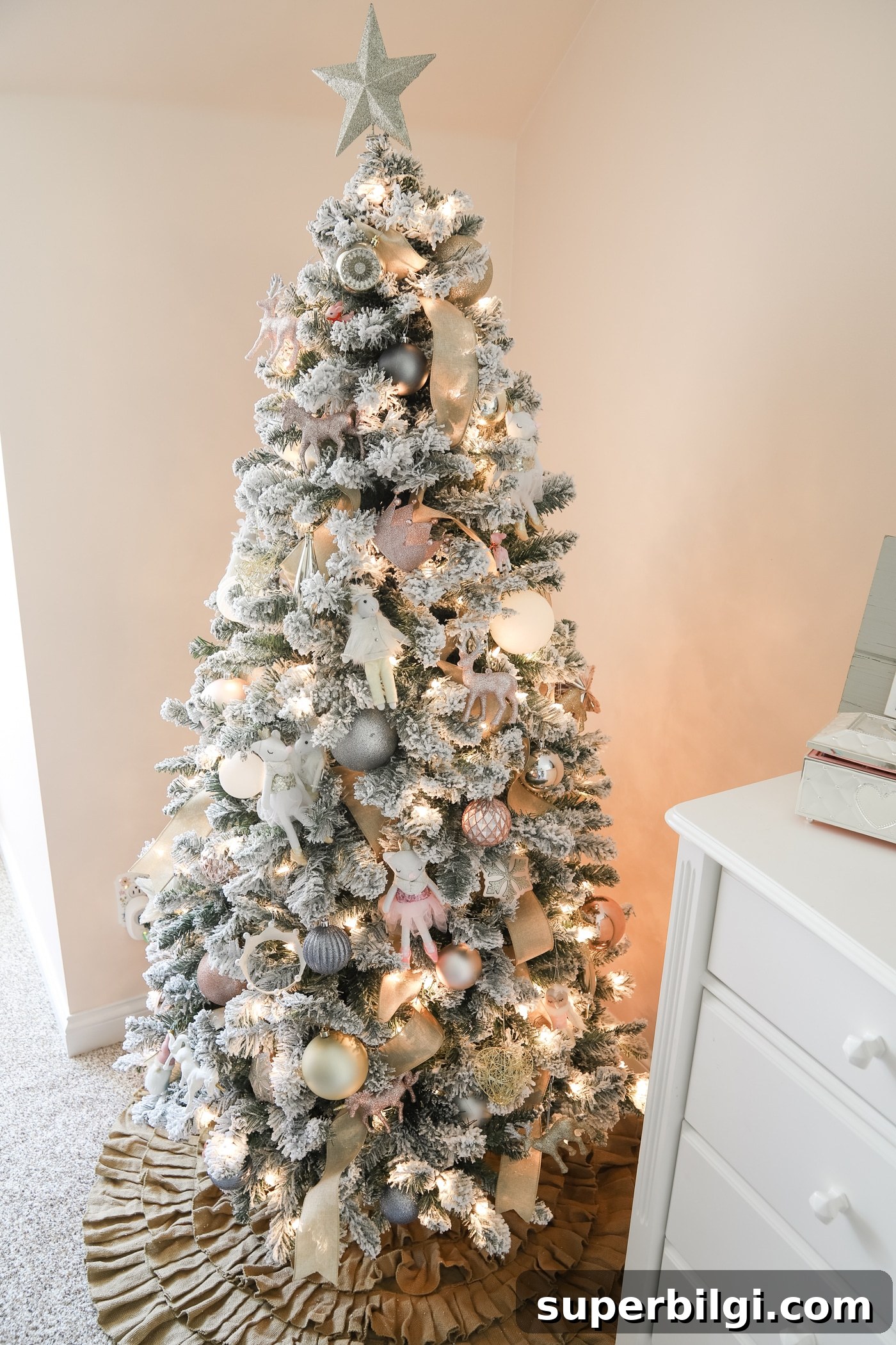 Stunning Christmas Tree Decorating Ideas 7 Holiday Cheer with Whimsical Winter Wonderland Ornaments