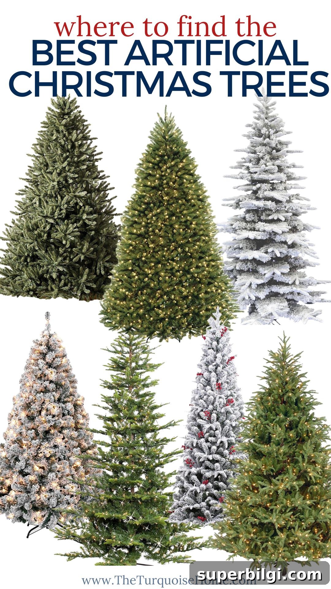 Where to Find the BEST Artificial Christmas Trees