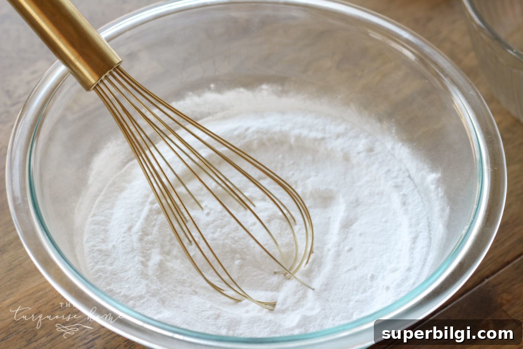 How to Make Bath Bombs with Printable Gift Tags 4 Bath Bomb Recipe - mix all of the dry ingredients first!