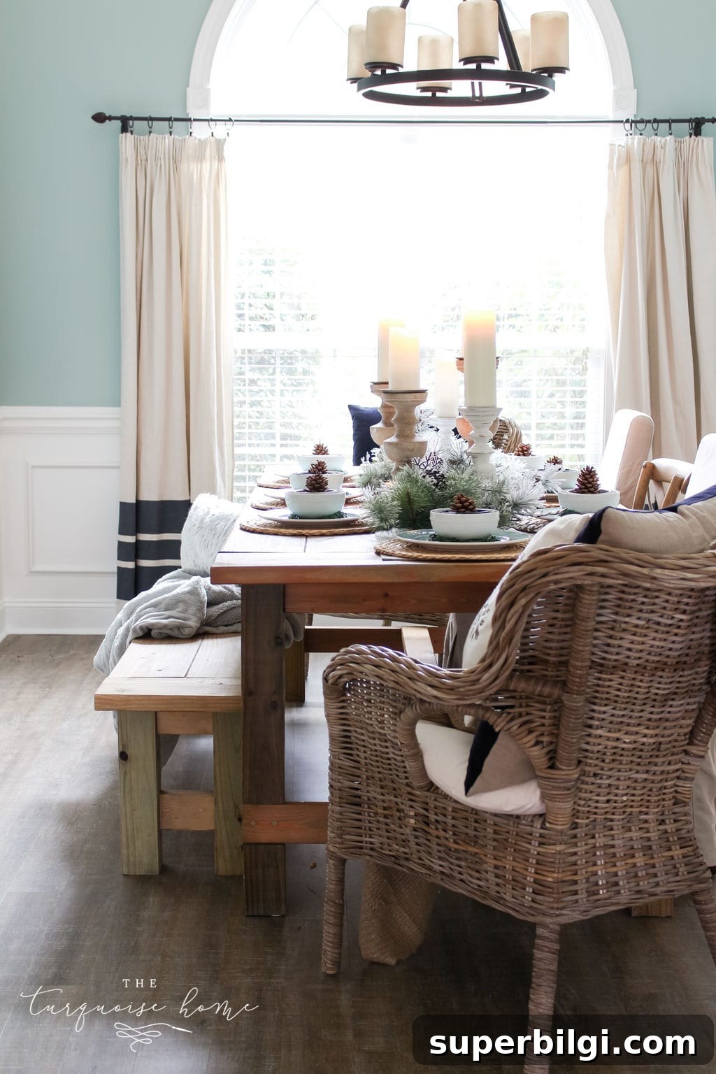 Winter Wonderland Dining Room Tablescape Ideas 4 Winter Decor in the Dining Room