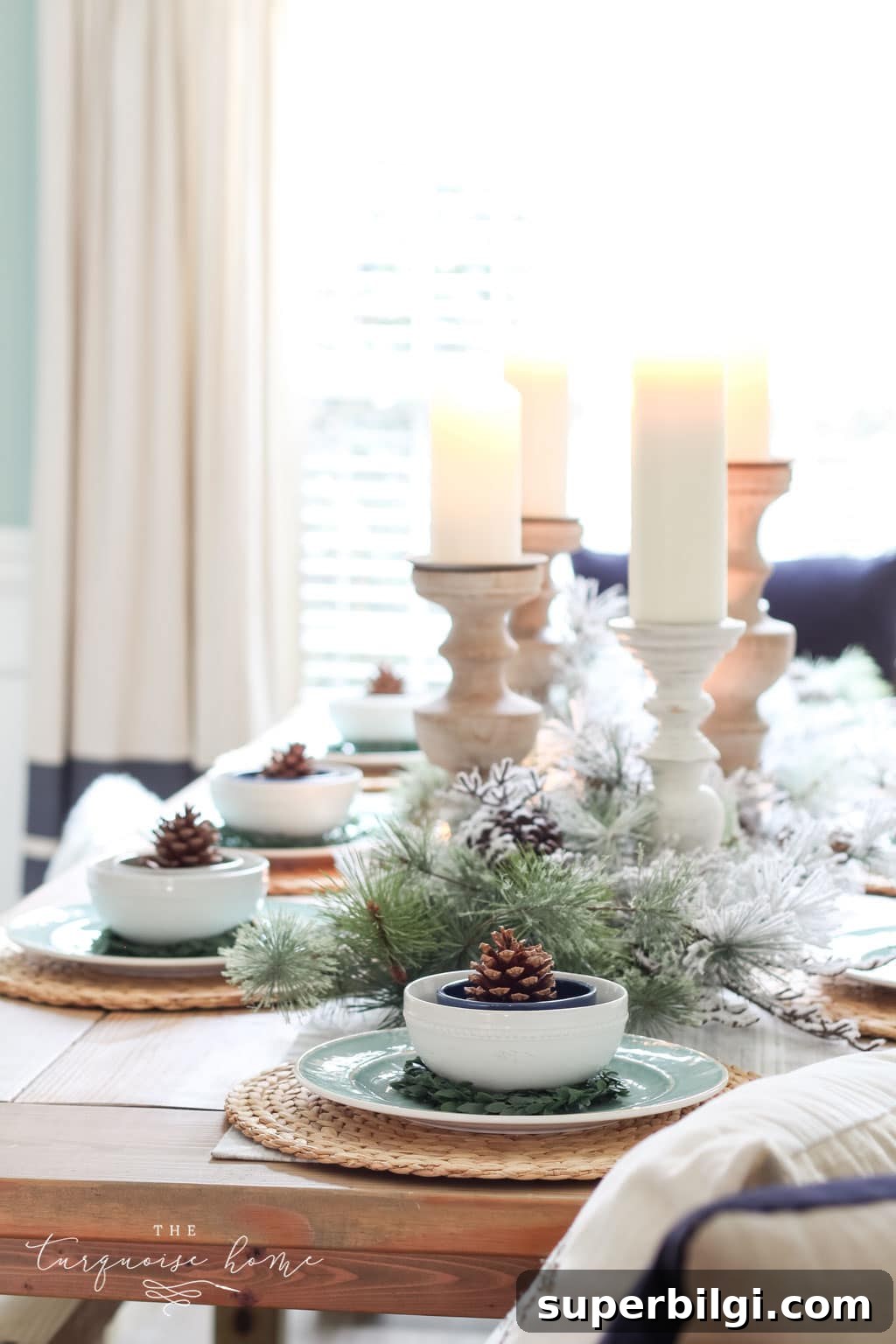 Winter Wonderland Dining Room Tablescape Ideas 6 Winter tablescape for the holidays and beyond!