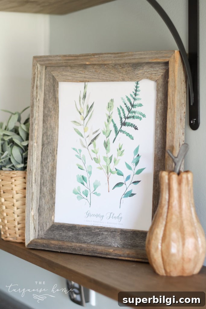 Readers' Favorite Posts of 2019 2 Greenery Study Fall Printables for you! Enjoy free fall printables for your home decor.