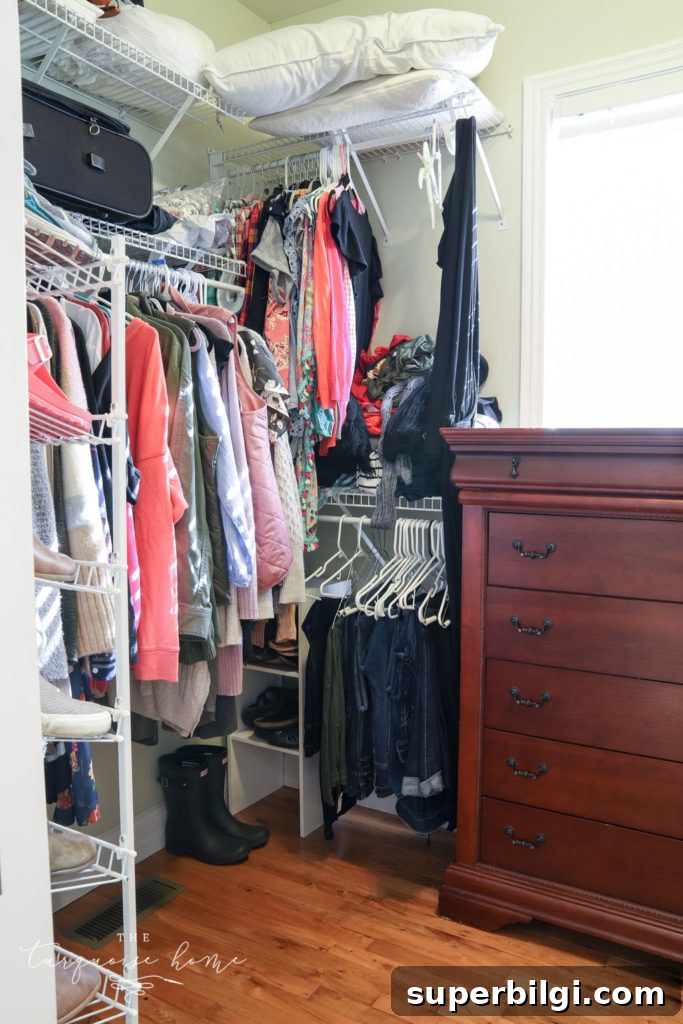Our New Home Tour: Design, Layout and Renovation Details 20 Master closet in the new house.
