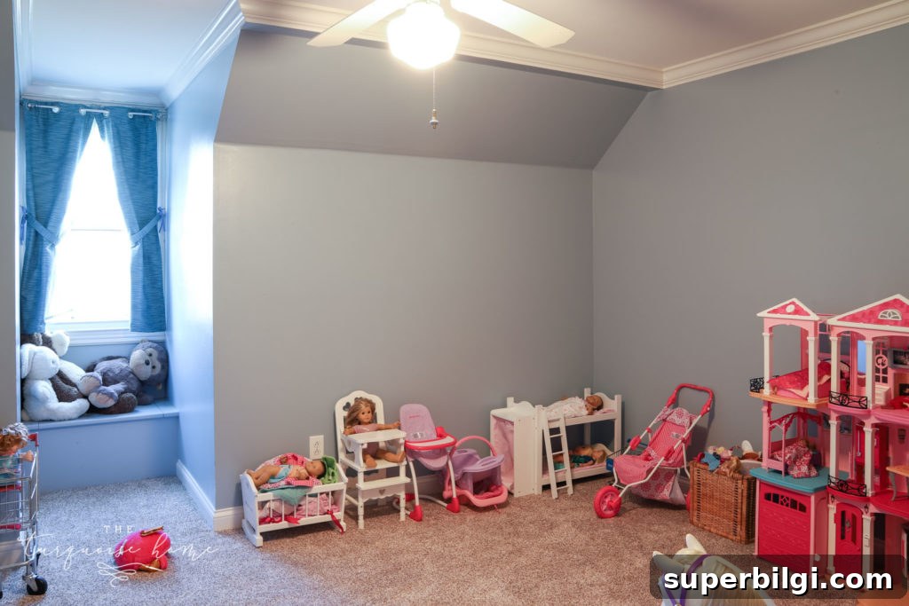 Our New Home Tour: Design, Layout and Renovation Details 24 Play room in the new house.