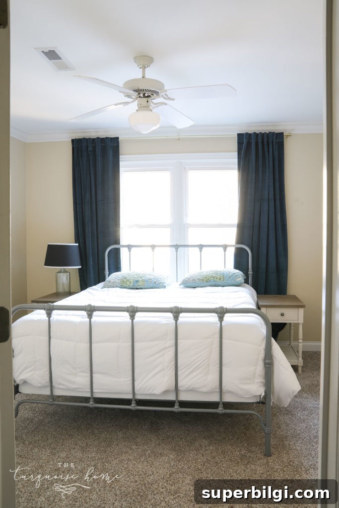 Our New Home Tour: Design, Layout and Renovation Details 26 Guest bedroom in the new house.