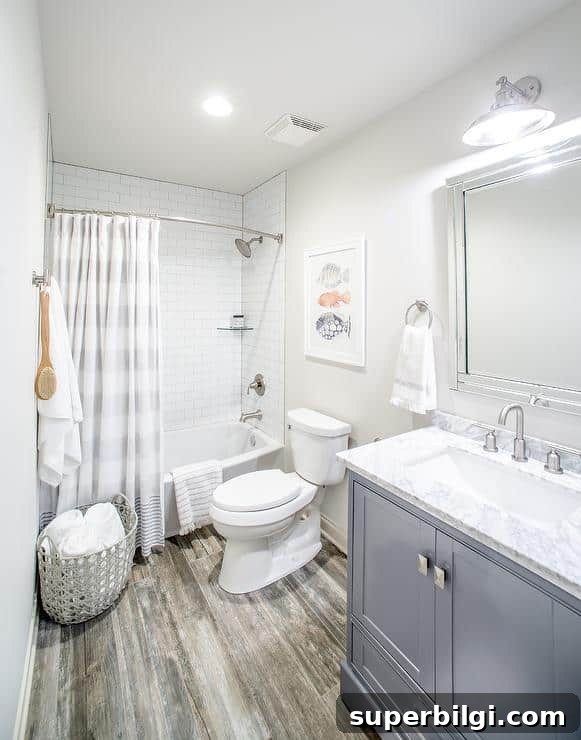 Benjamin Moore Classic Gray Paint Guide 9 Classic gray in the bathroom