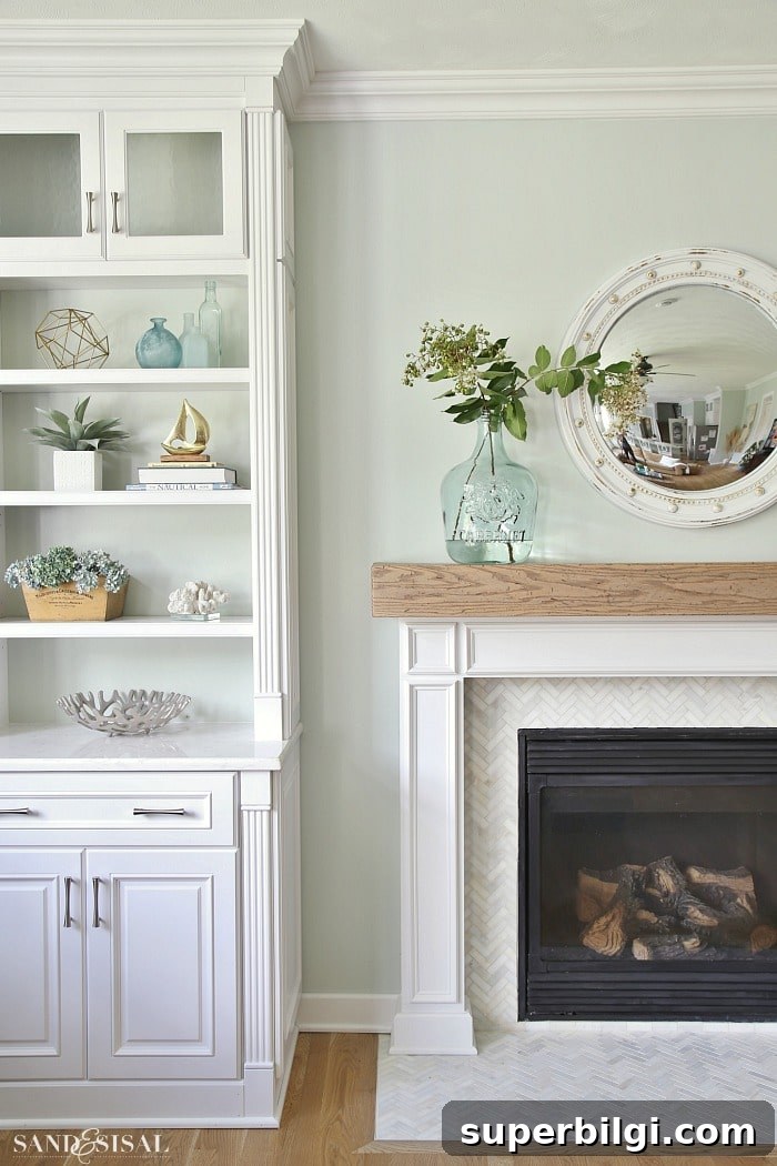 2025 Living Room Paint Color Trends 15 Sea Salt living room