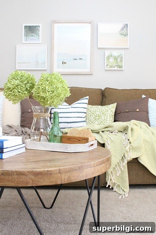 Blue Paint Colors That Transform Your Home 3 Agreeable Gray in the living room