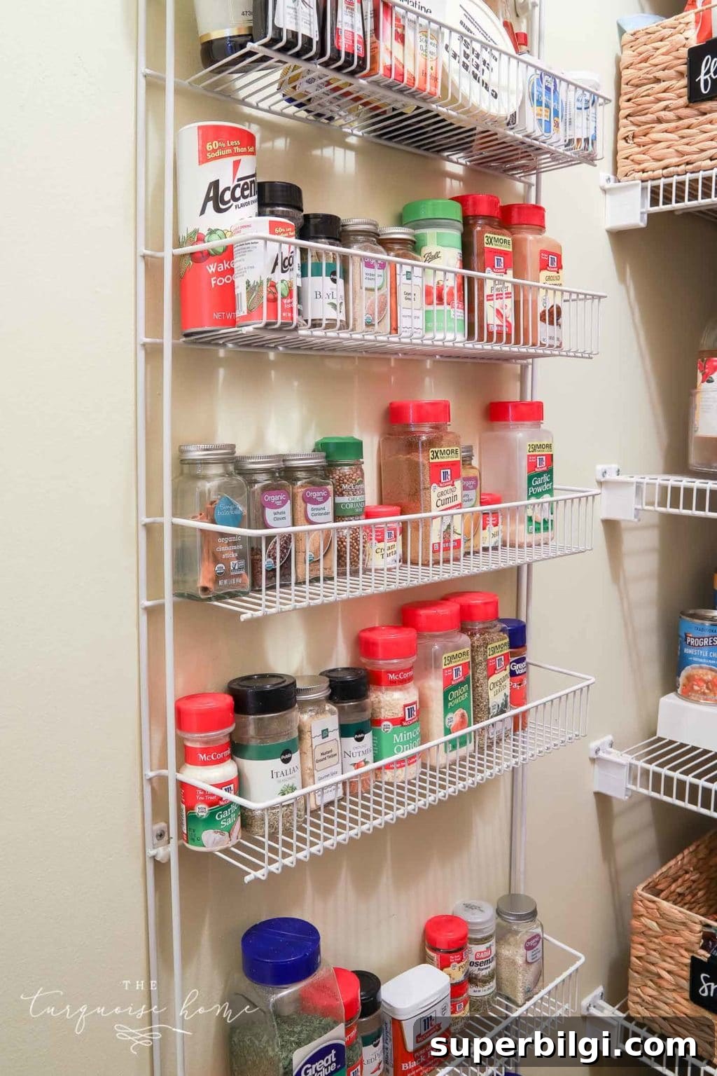 How to Organize Your Pantry for a Clutter-Free Kitchen 12 Extra wall storage or back-of-the-door storage