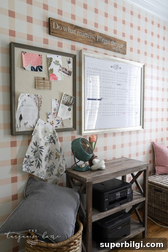 Home Office Organization Ideas for Any Space 7 Organized Printer Station in Home Office