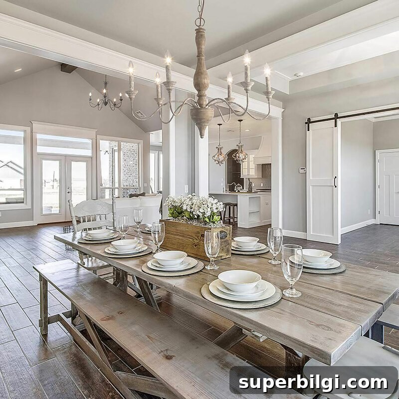 17 Stunning Dining Room Chandeliers to Transform Your Space 9 Traditional Farmhouse Chandelier with Wrought Iron Accents