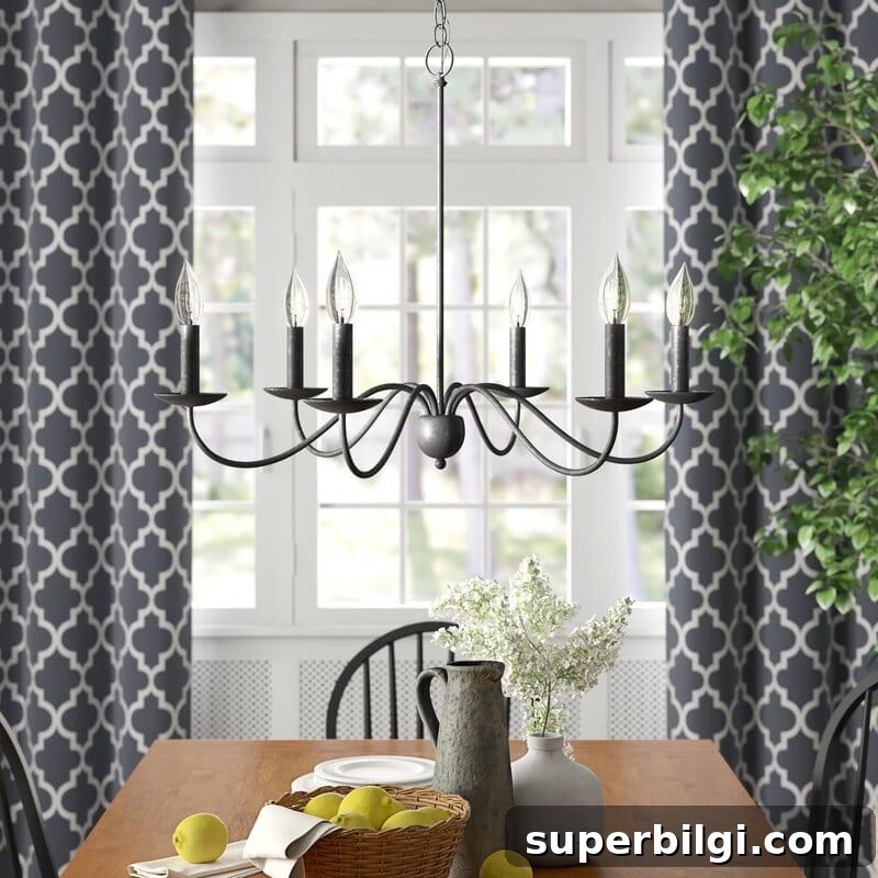 17 Stunning Dining Room Chandeliers to Transform Your Space 6 Perseus 6 - Light Candle Style Classic
